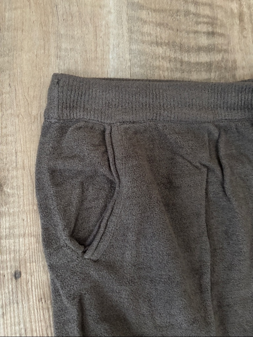 Barefoot Dreams Women's Dark Brown Cozy Sweatpants - Picture 4 of 5